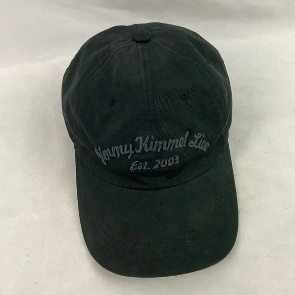 Jimmy Kimmel Live Black Dad Strapback Hat Cap - Picture 11 of 11